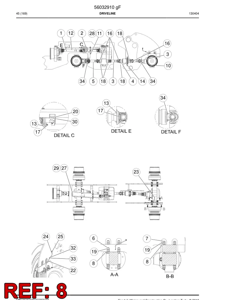 56009036 560 090 36 Washer - Sandvik Technical Drawing