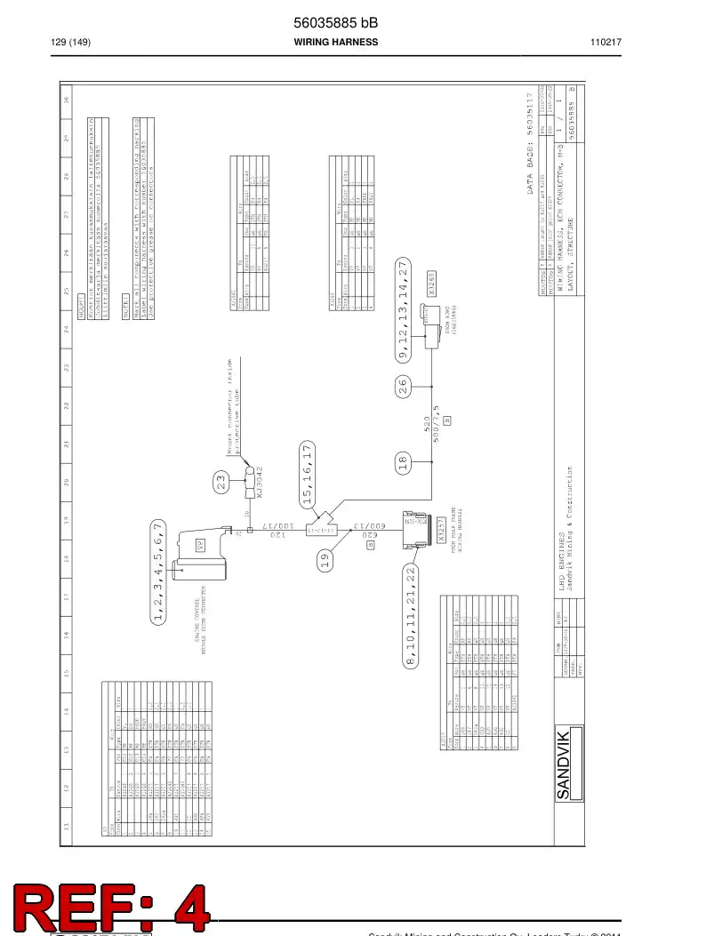 56010545 560 105 45 Contact, Female - Sandvik Technical Drawing