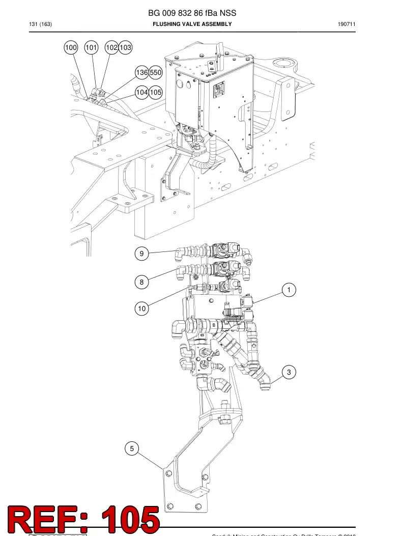 56011024 560 110 24 Cup, Base Plate - Sandvik Technical Drawing