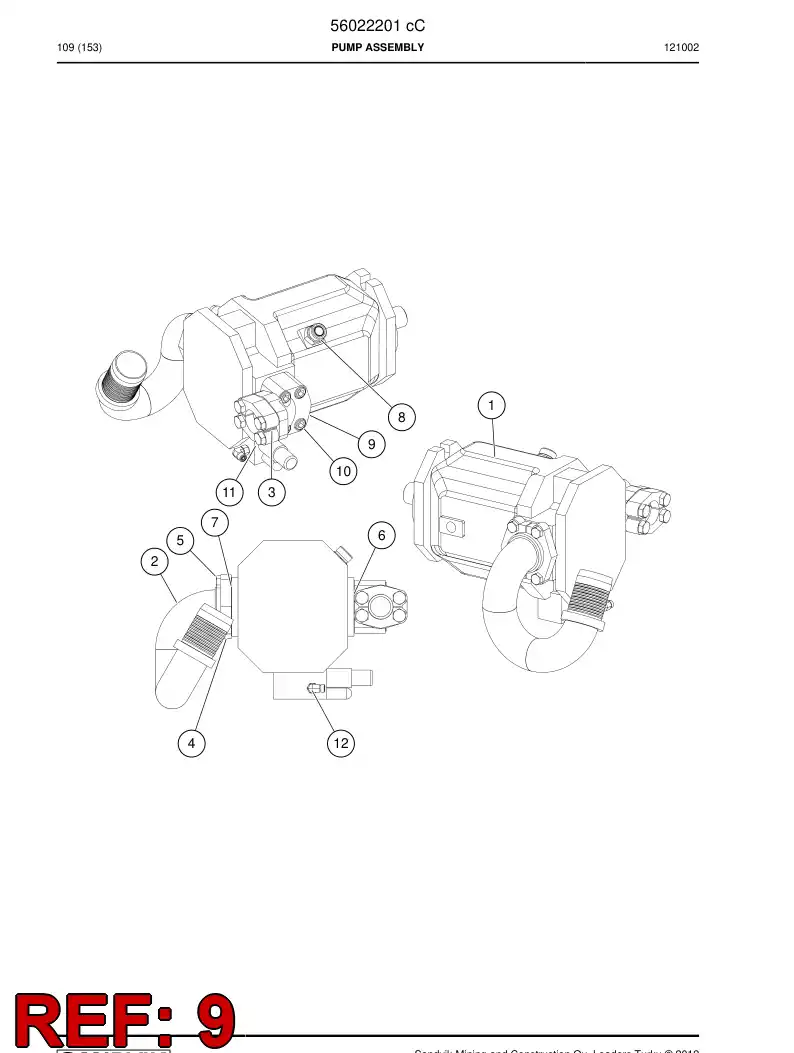 56011115 560 111 15 Elbow adapter - Sandvik Technical Drawing