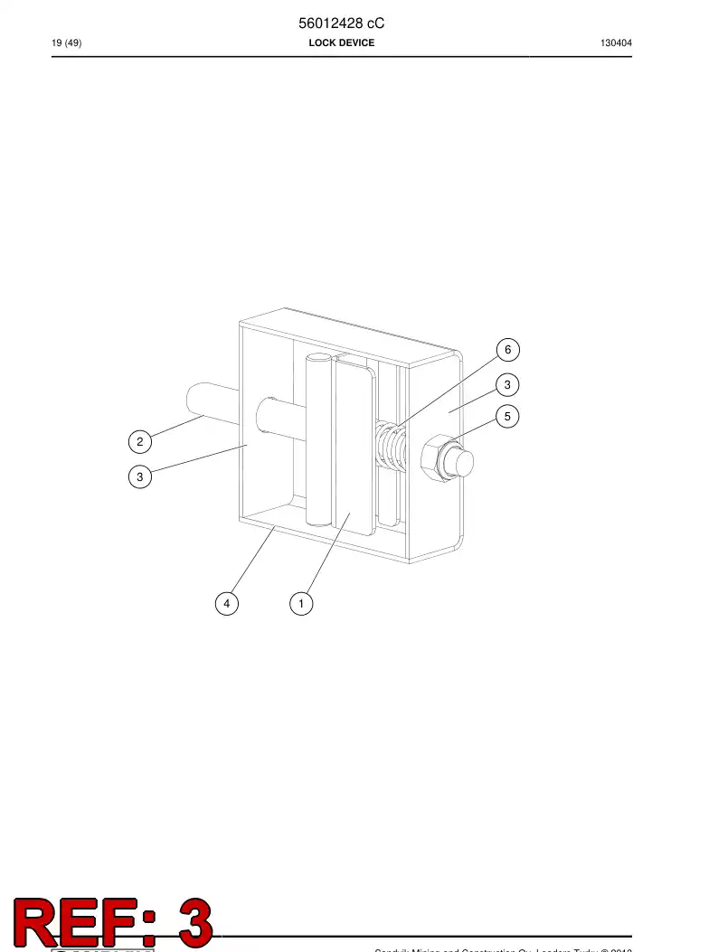 56012426 560 124 26 Connector - Sandvik Technical Drawing
