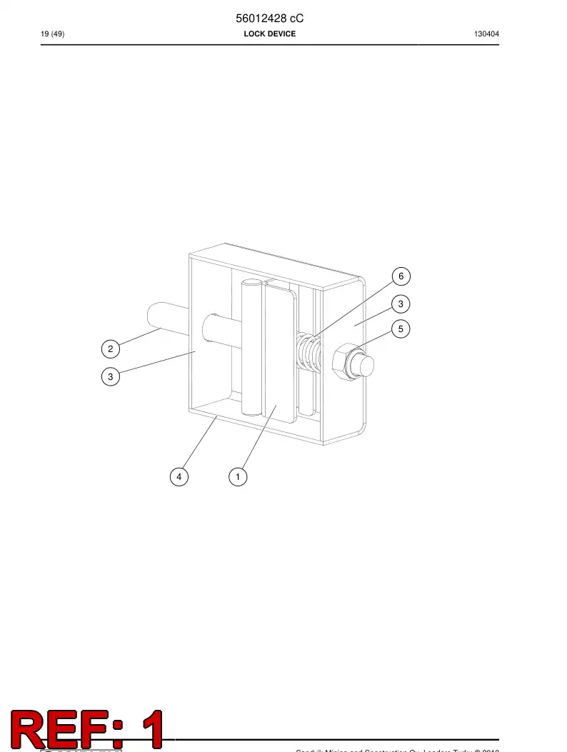 56012431 560 124 31 Connector - Sandvik Technical Drawing