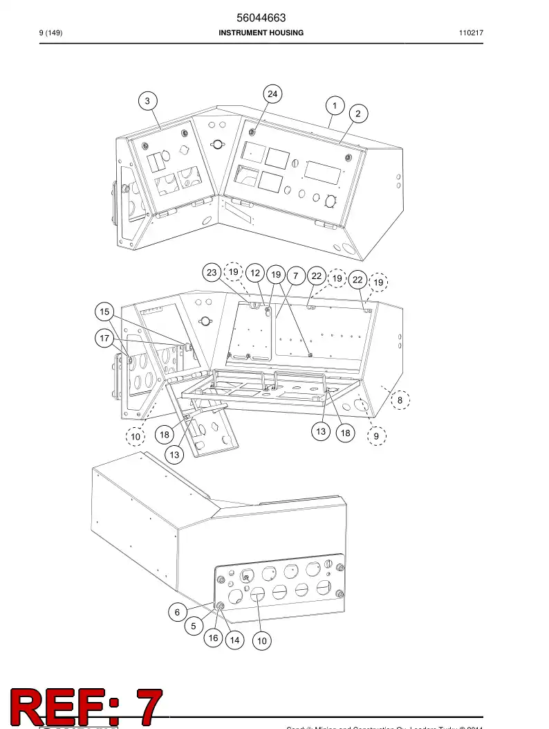 56013943 560 139 43 Stand - Sandvik Technical Drawing