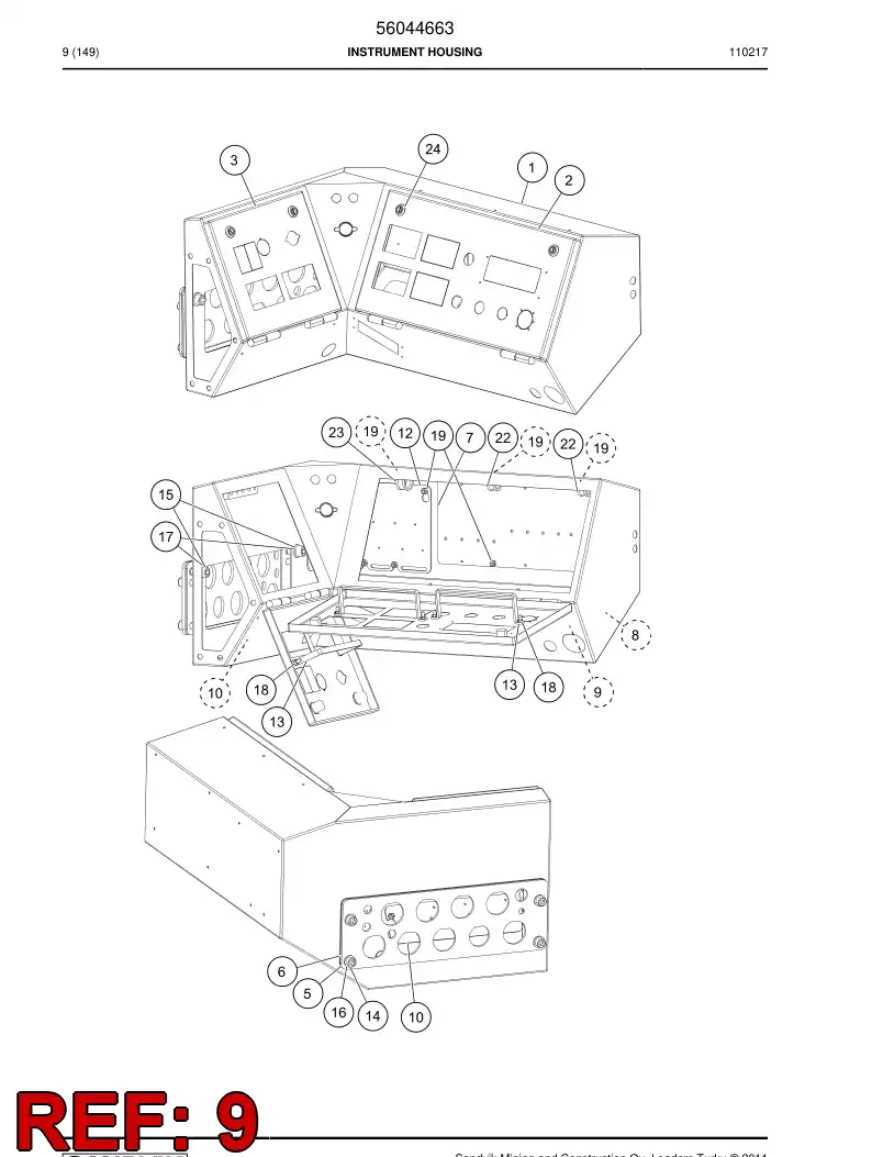 56013945 560 139 45 Stand - Sandvik Technical Drawing