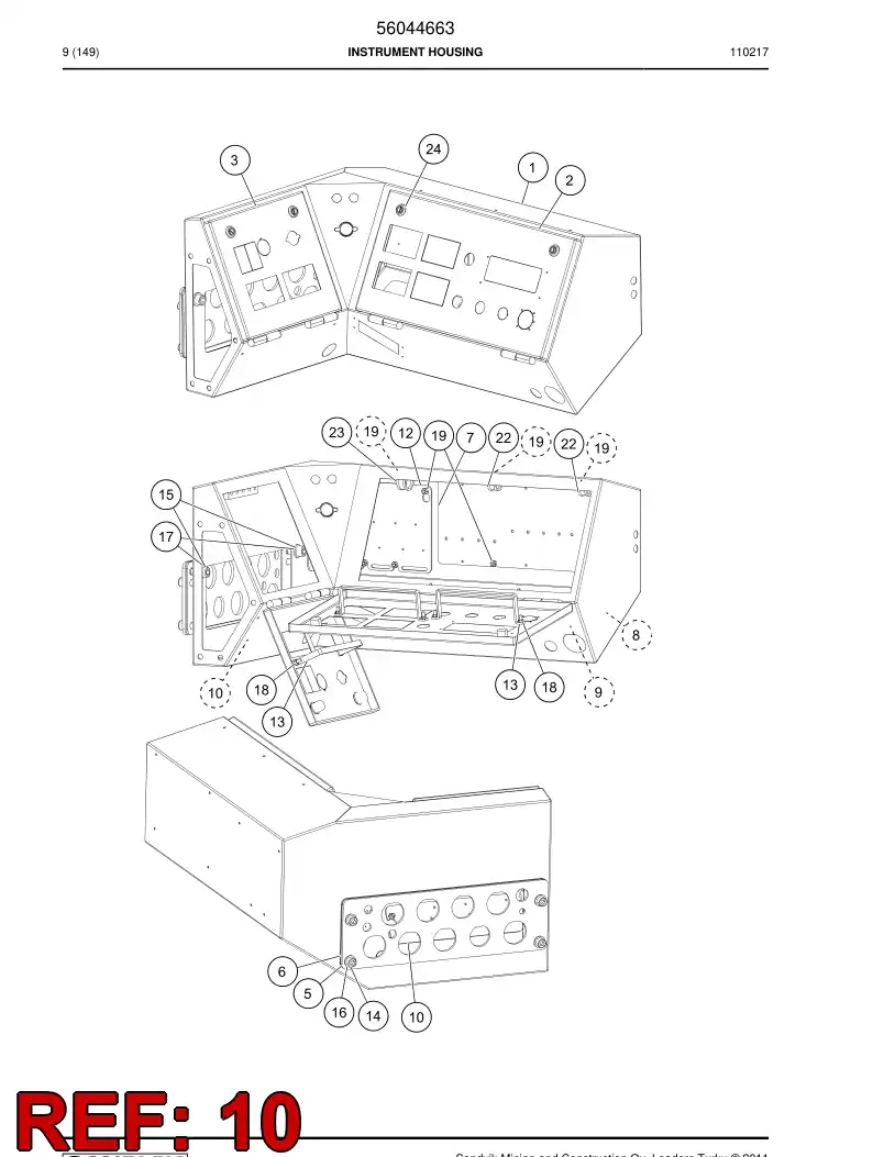 56013946 560 139 46 Stand - Sandvik Technical Drawing