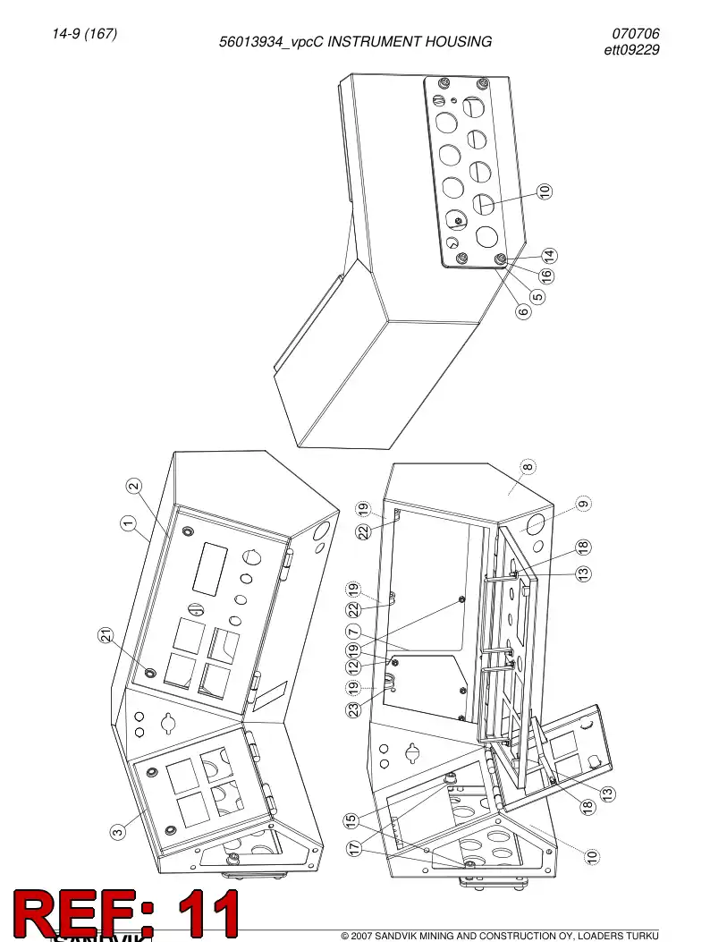 56013947 560 139 47 Stand - Sandvik Technical Drawing