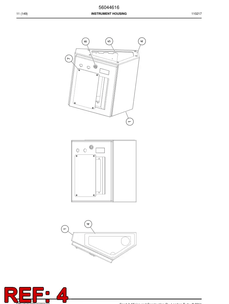 56013950 560 139 50 Seal - Sandvik Technical Drawing