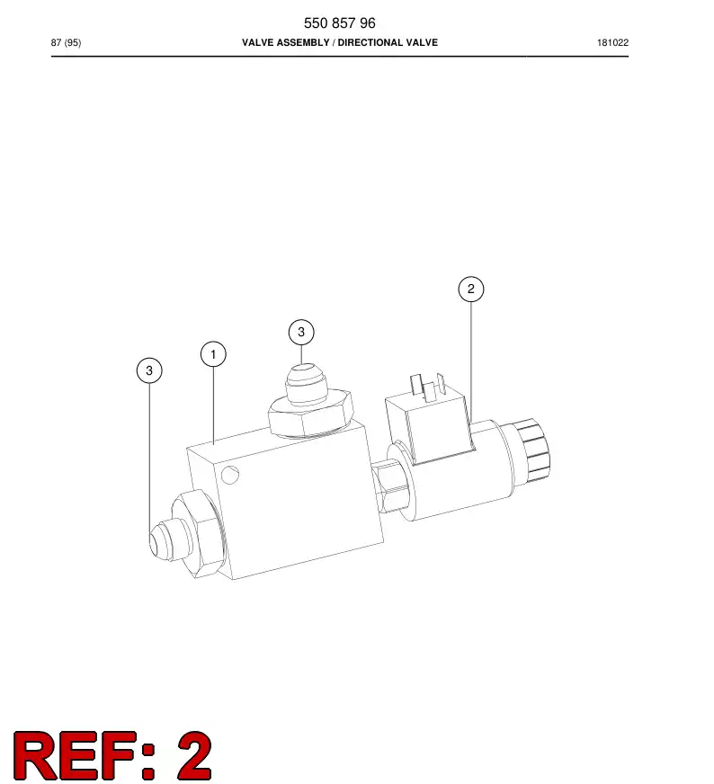 56014162 560 141 62 BOBINA - Sandvik Technical Drawing