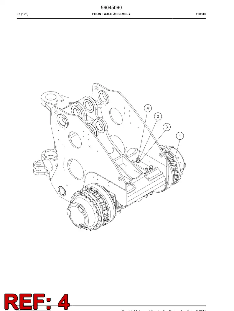 56014284 560 142 84 Stud - Sandvik Technical Drawing