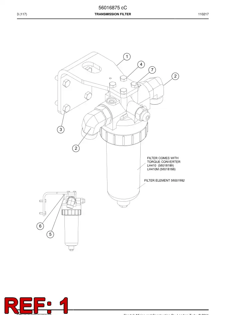 56014688 560 146 88 Supporting block - Sandvik Technical Drawing