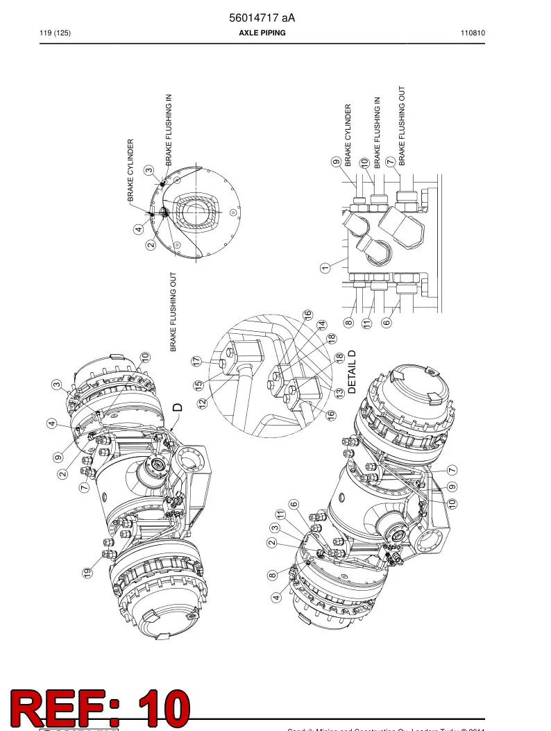 56014720 560 147 20 Pipe - Sandvik Technical Drawing