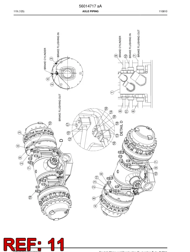 56014721 560 147 21 Pipe - Sandvik Technical Drawing