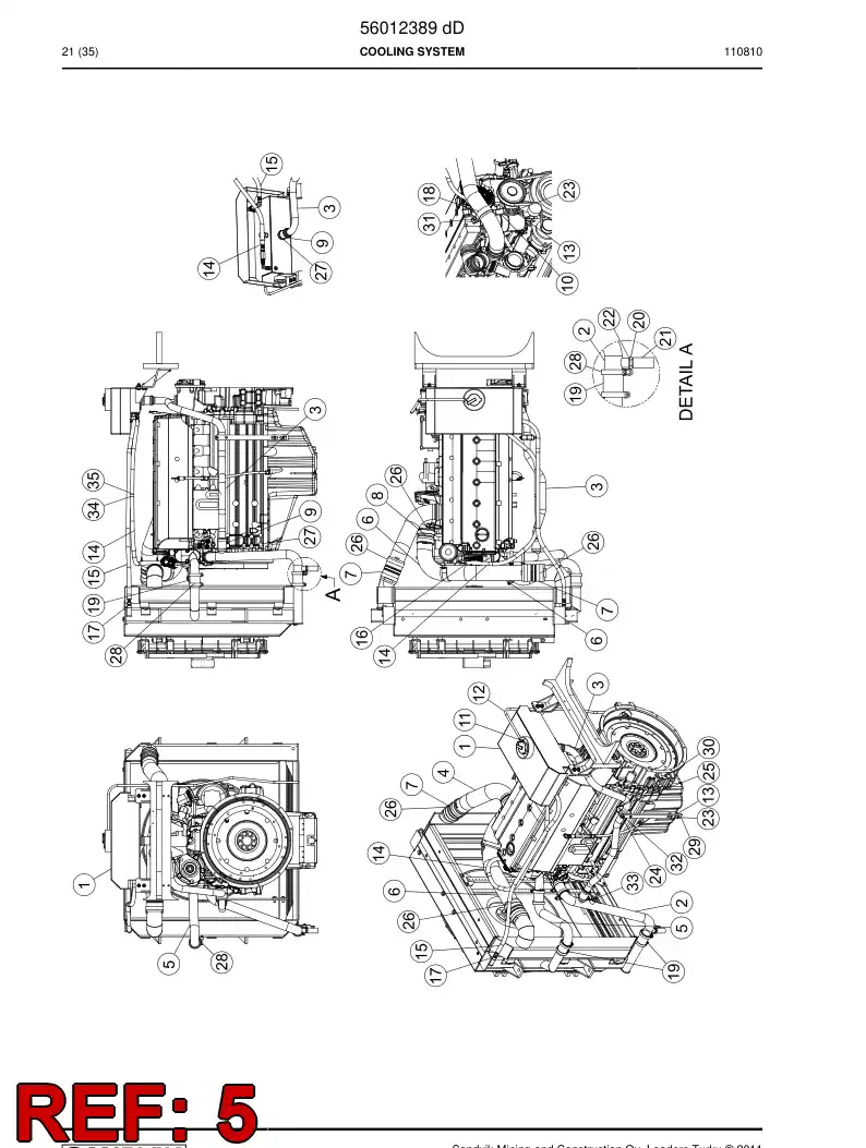 56014729 560 147 29 Pipe - Sandvik Technical Drawing