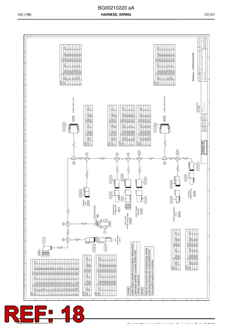 56014815 560 148 15 Connector - Sandvik Technical Drawing