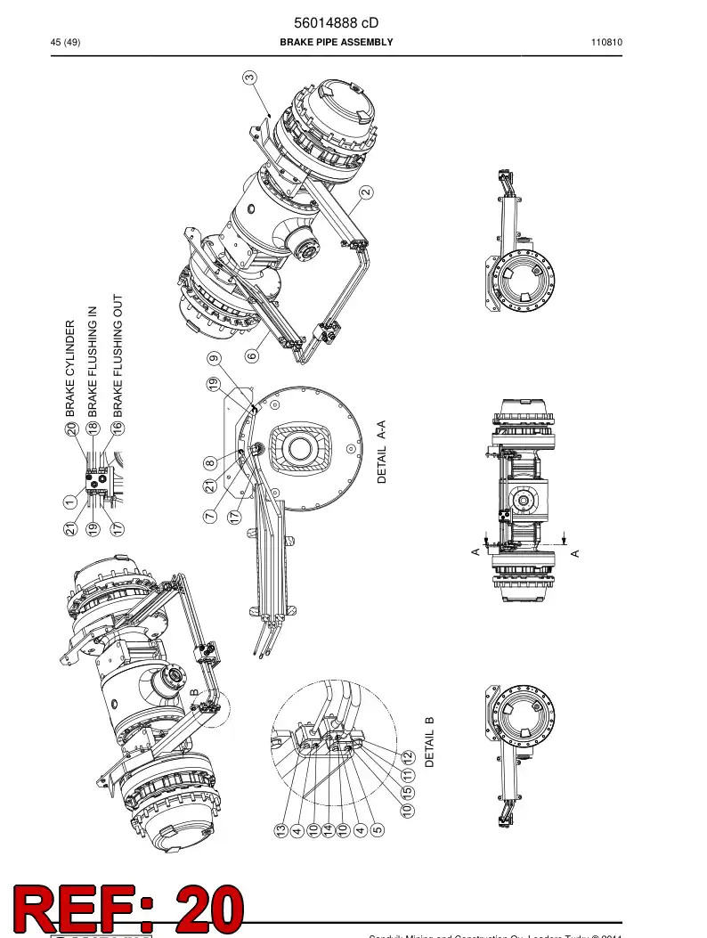 56014894 560 148 94 Pipe - Sandvik Technical Drawing