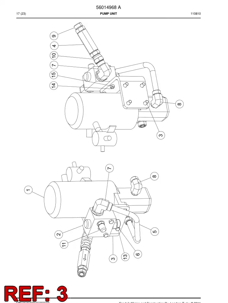 56014930 560 149 30 Supporting block - Sandvik Technical Drawing