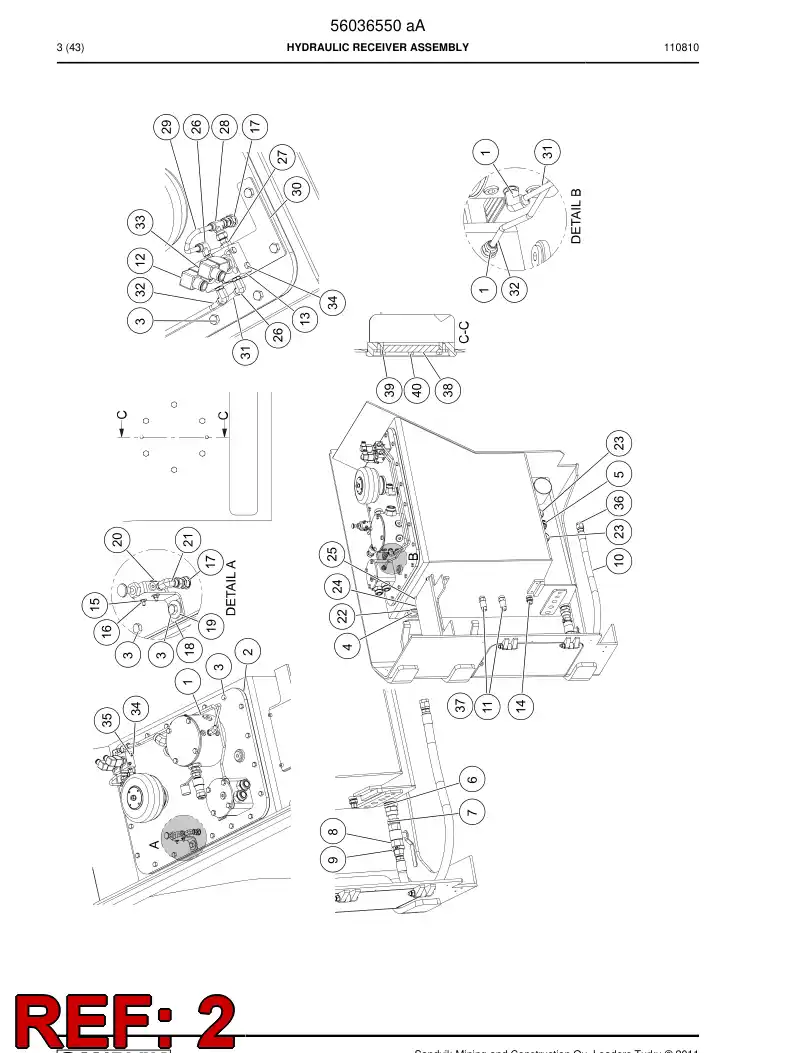 56014964 560 149 64 Seal - Sandvik Technical Drawing