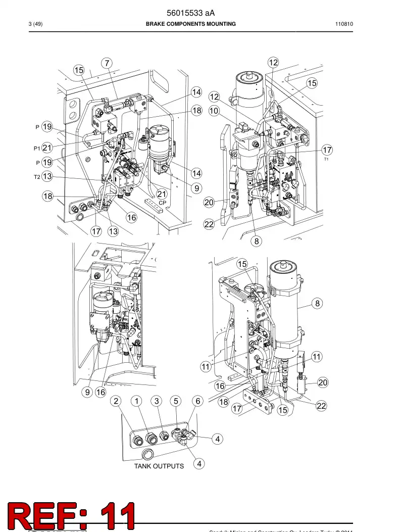 56015048 560 150 48 Pipe - Sandvik Technical Drawing