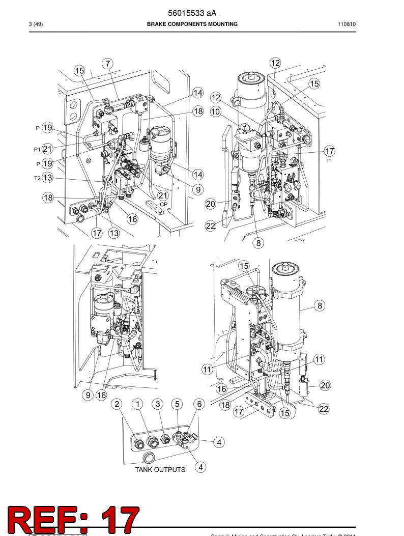 56015049 560 150 49 Pipe - Sandvik Technical Drawing