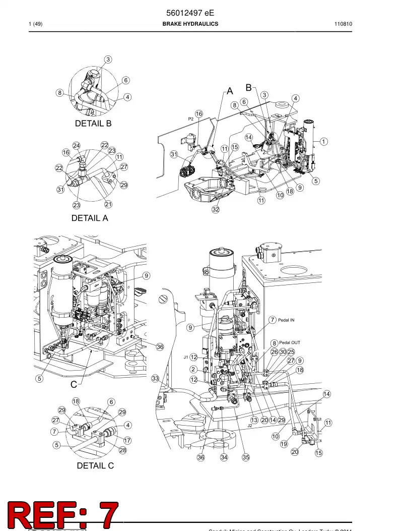 56015051 560 150 51 Pipe - Sandvik Technical Drawing
