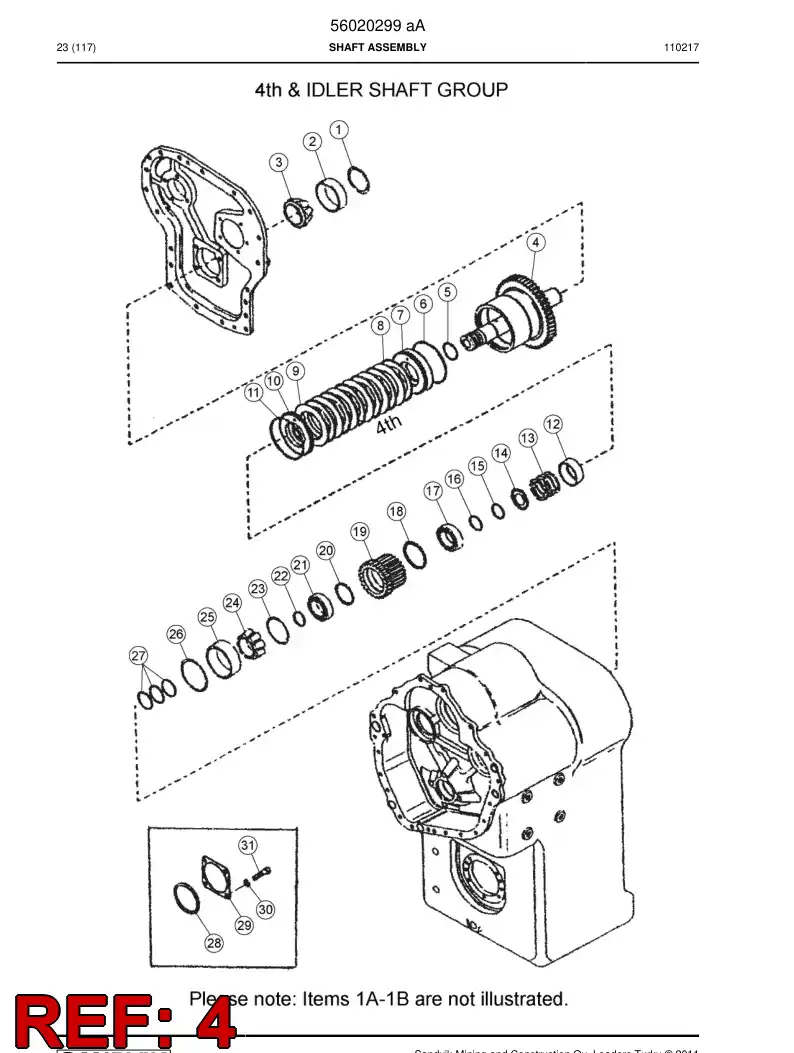 56015302 560 153 02 Shaft - Sandvik Technical Drawing