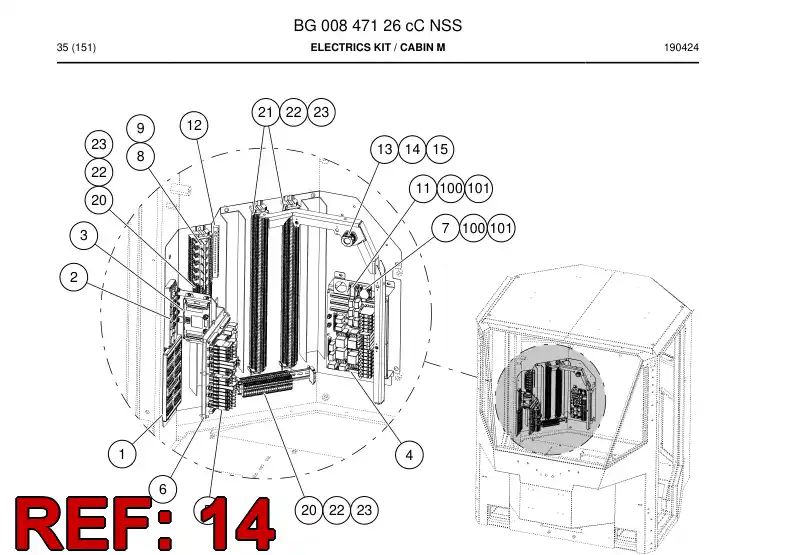 56015308 560 153 08 Backnut - Sandvik Technical Drawing