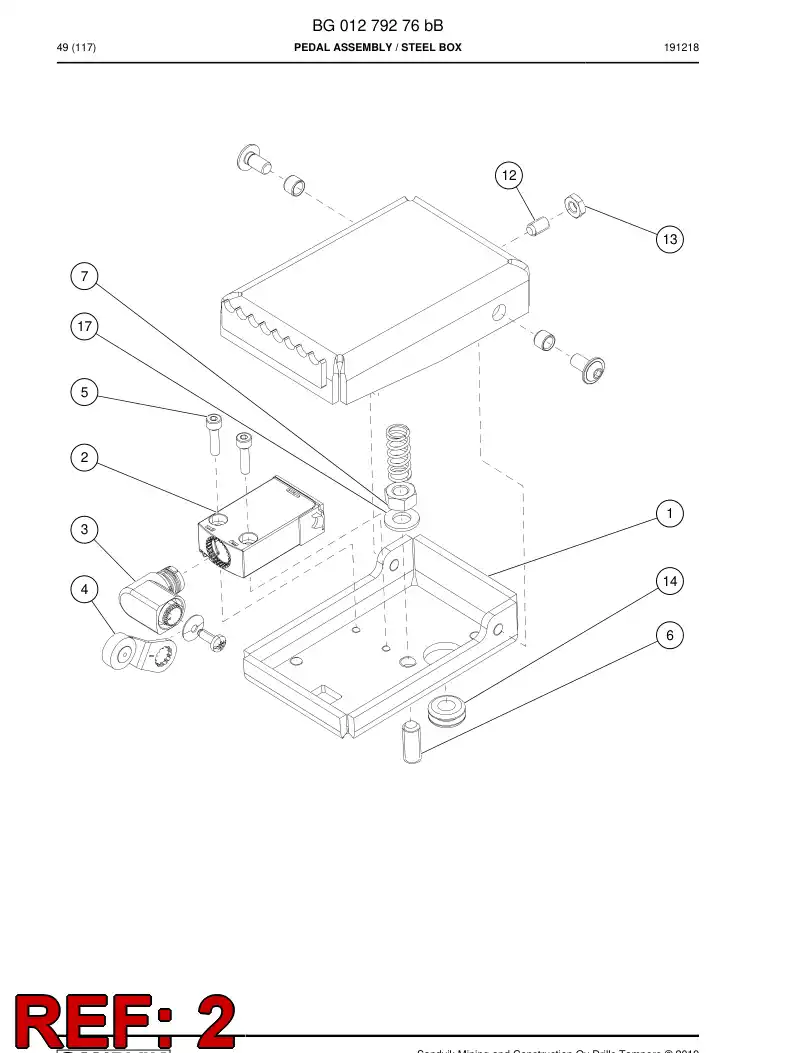 56015333a 560 153 33a Switch, Limit - Sandvik Technical Drawing