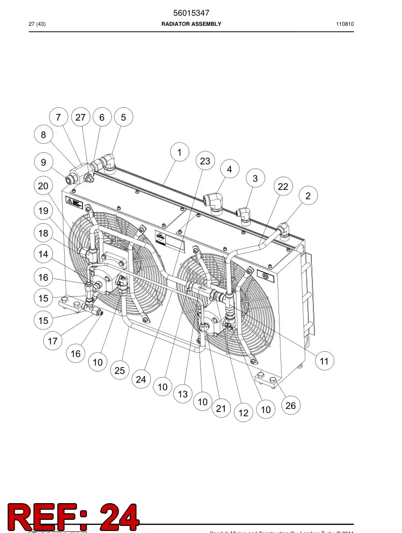 56015348 560 153 48 Pipe - Sandvik Technical Drawing
