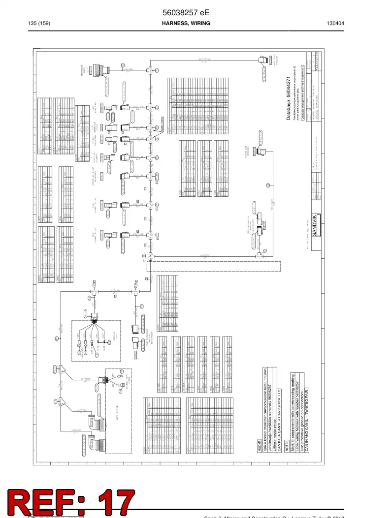 56015486 560 154 86 Connector - Sandvik Technical Drawing
