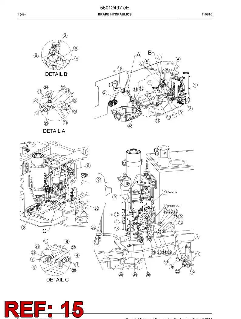 56015512 560 155 12 Pipe - Sandvik Technical Drawing