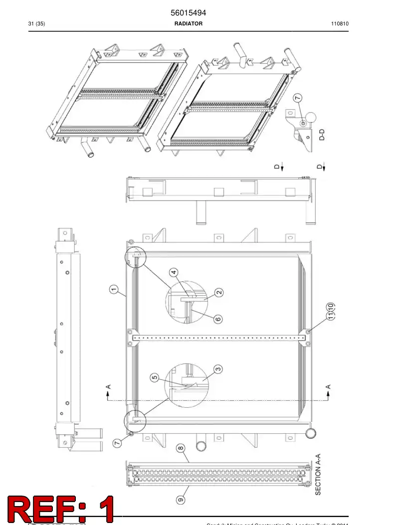 56015524 560 155 24 Body - Sandvik Technical Drawing