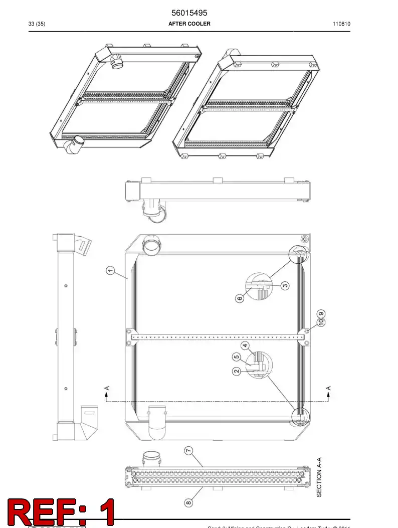 56015529 560 155 29 Body - Sandvik Technical Drawing