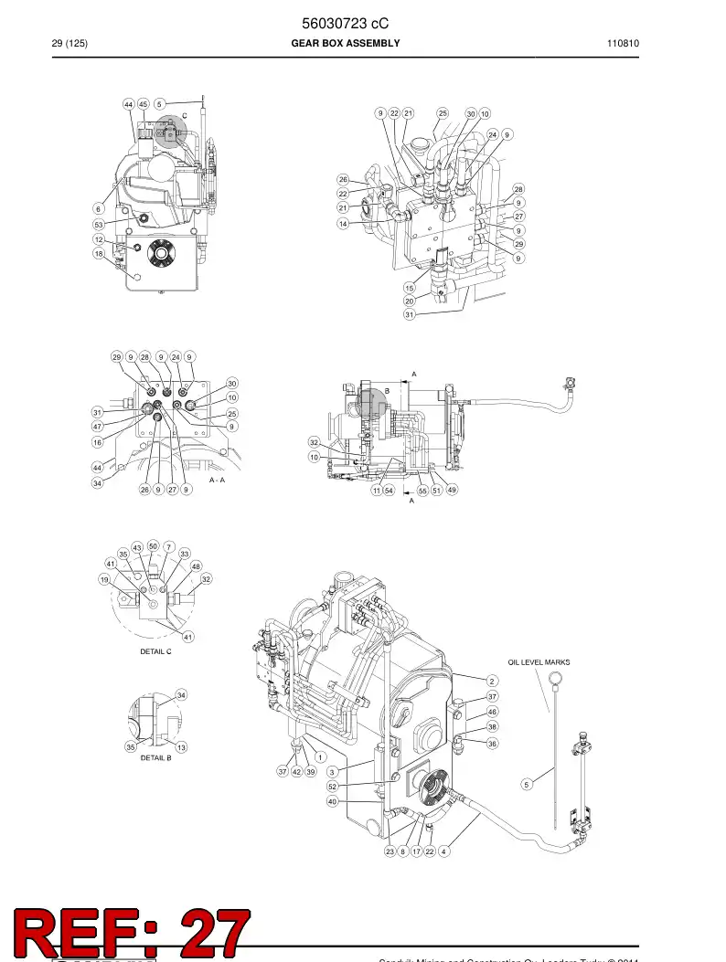 56015542 560 155 42 Pipe - Sandvik Technical Drawing