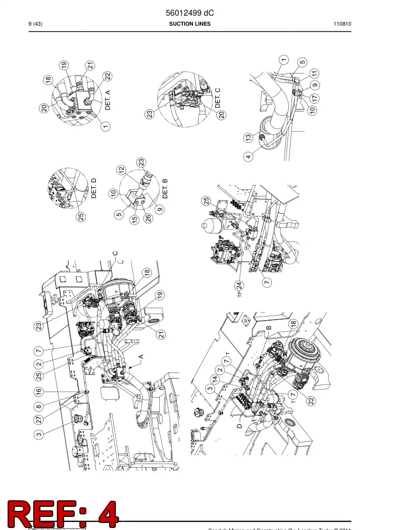 56015705 560 157 05 Pipe - Sandvik Technical Drawing