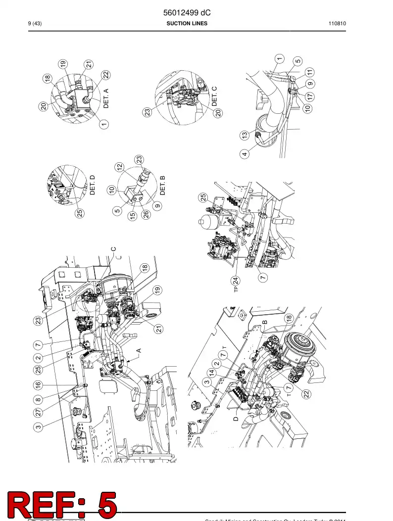 56015706 560 157 06 Pipe - Sandvik Technical Drawing