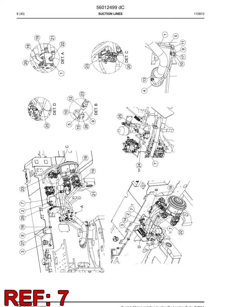 56015767 560 157 67 Pipe - Sandvik Technical Drawing