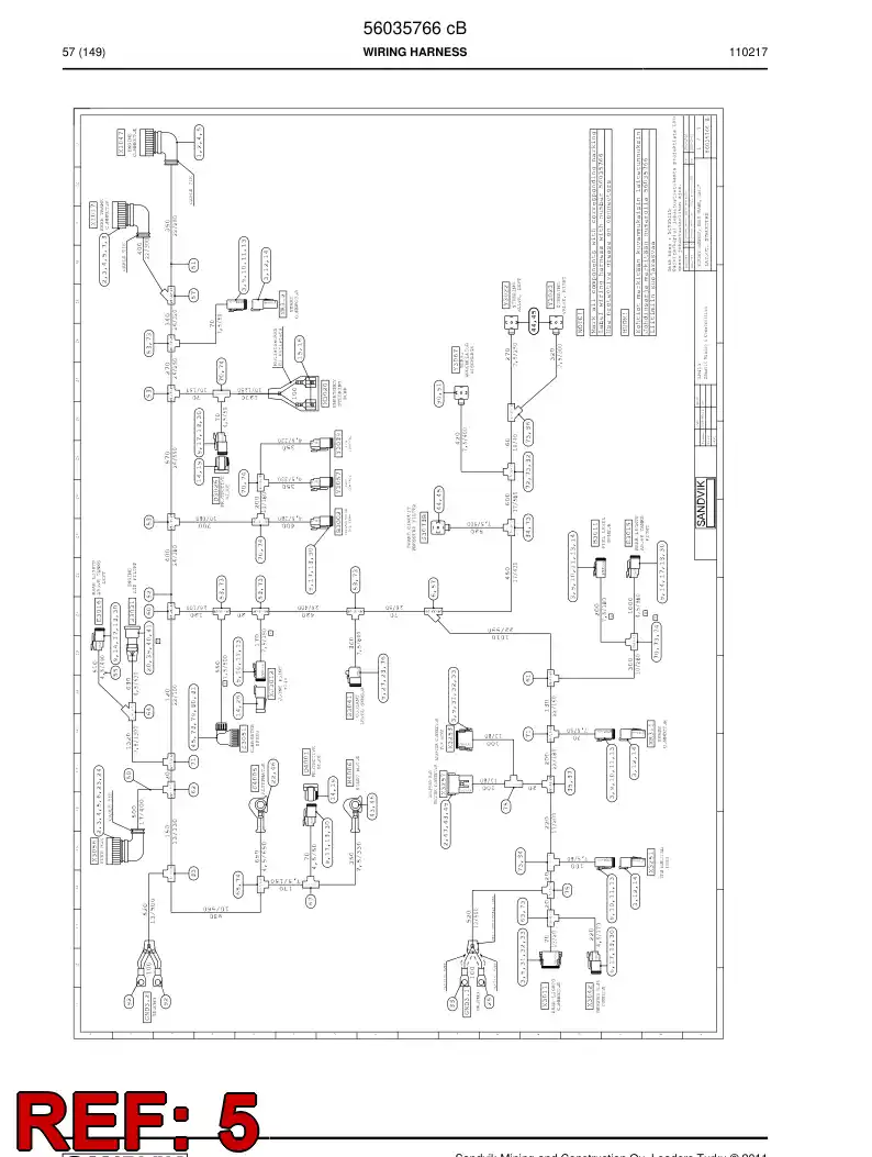 56016159 560 161 59 Fitting piece - Sandvik Technical Drawing