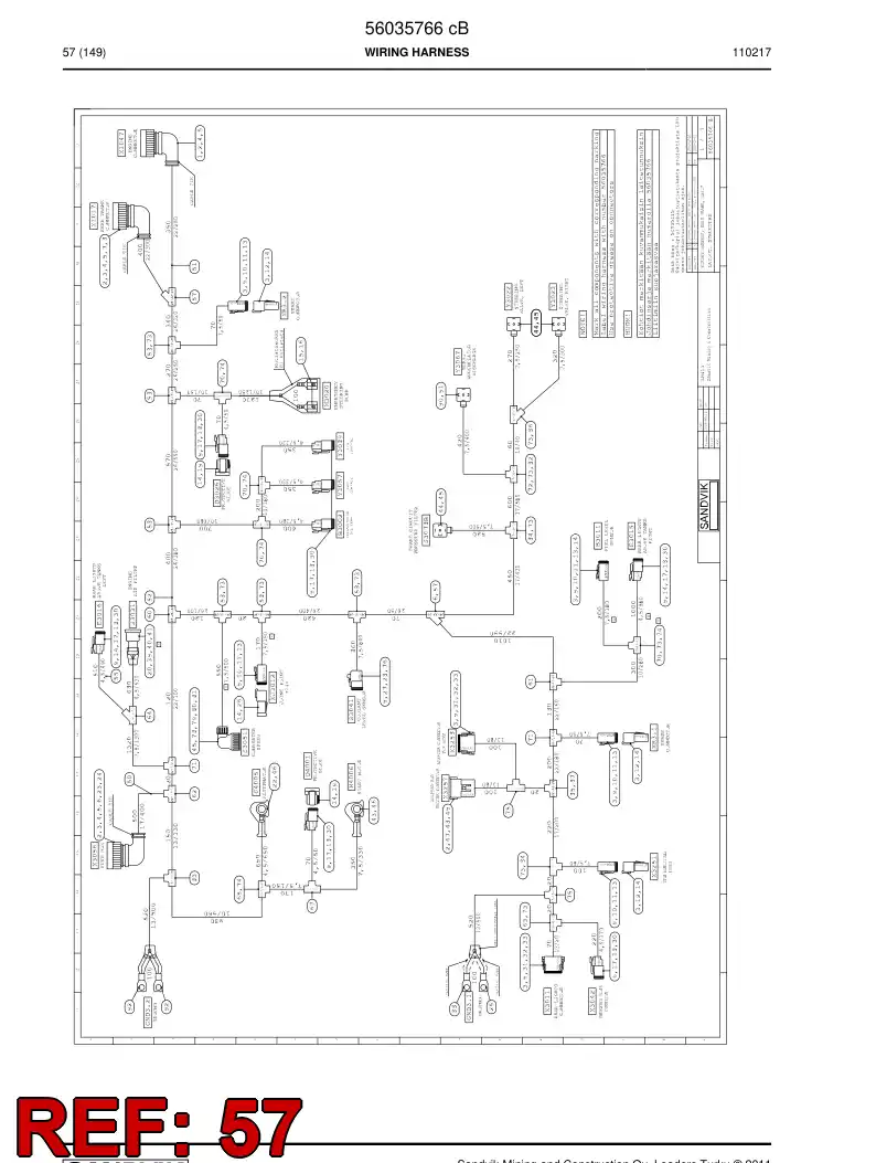 56016172 560 161 72 Adapter, Tee - Sandvik Technical Drawing