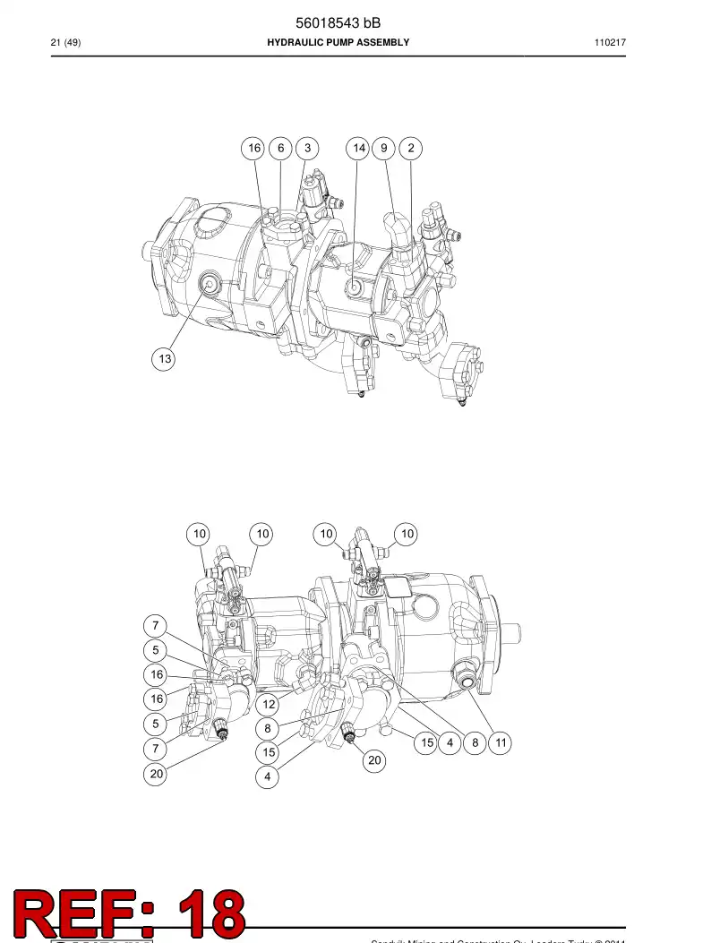 56016454 560 164 54 Suction connection - Sandvik Technical Drawing