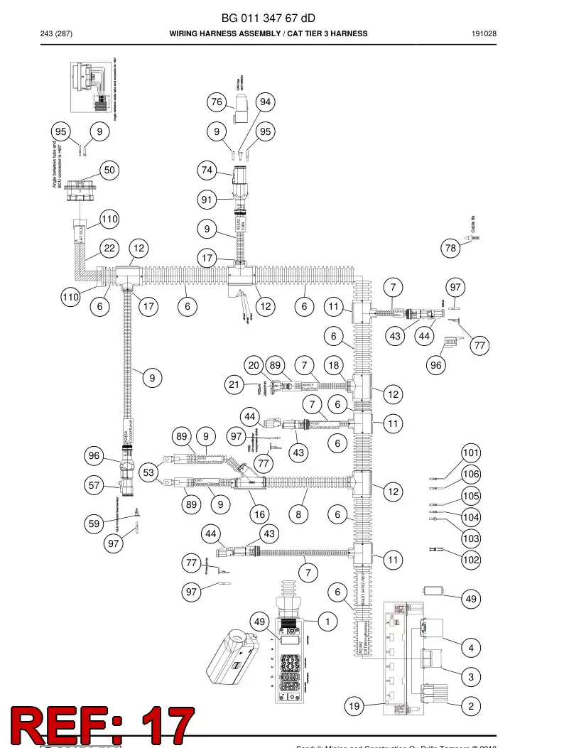 56016578 560 165 78 Fitting piece - Sandvik Technical Drawing