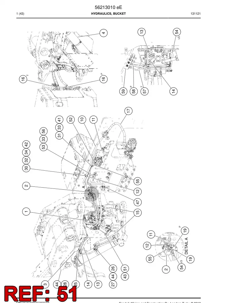 56016586 560 165 86 Washer - Sandvik Technical Drawing
