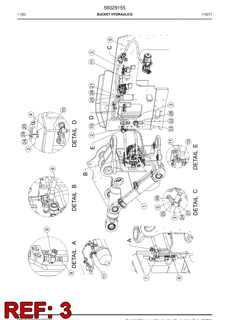 56016645 560 166 45 Pipe, Pressure - Sandvik Technical Drawing