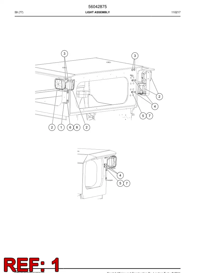 56016877 560 168 77 Supporting block - Sandvik Technical Drawing