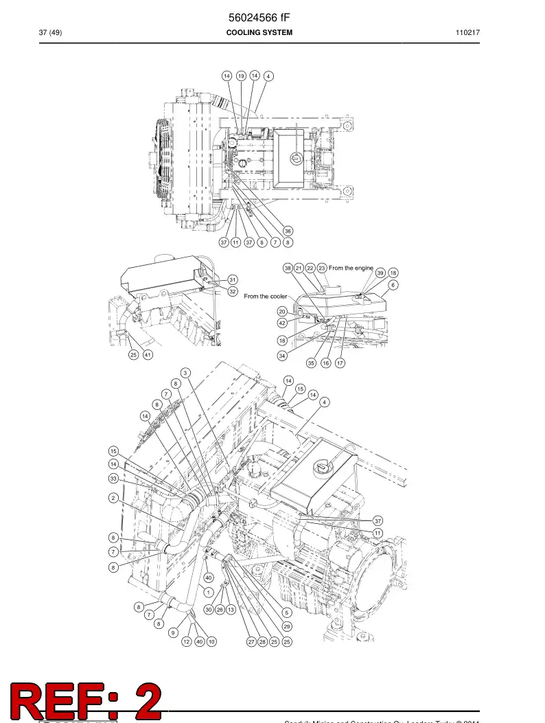 56017002 560 170 02 Pipe - Sandvik Technical Drawing