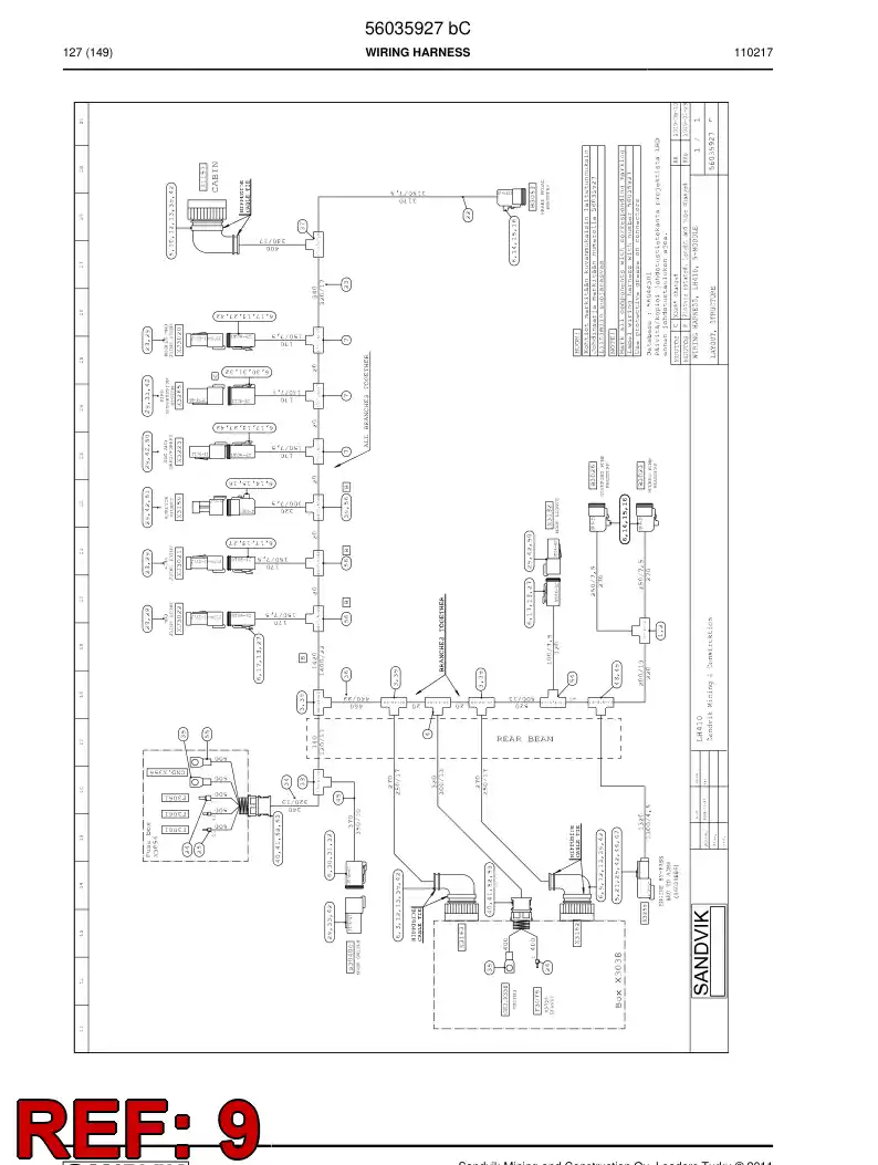 56017058 560 170 58 Connector - Sandvik Technical Drawing