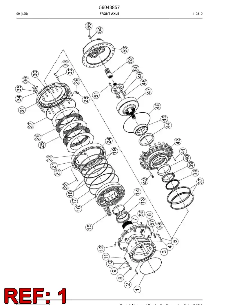 56017377 560 173 77 O-ring - Sandvik Technical Drawing