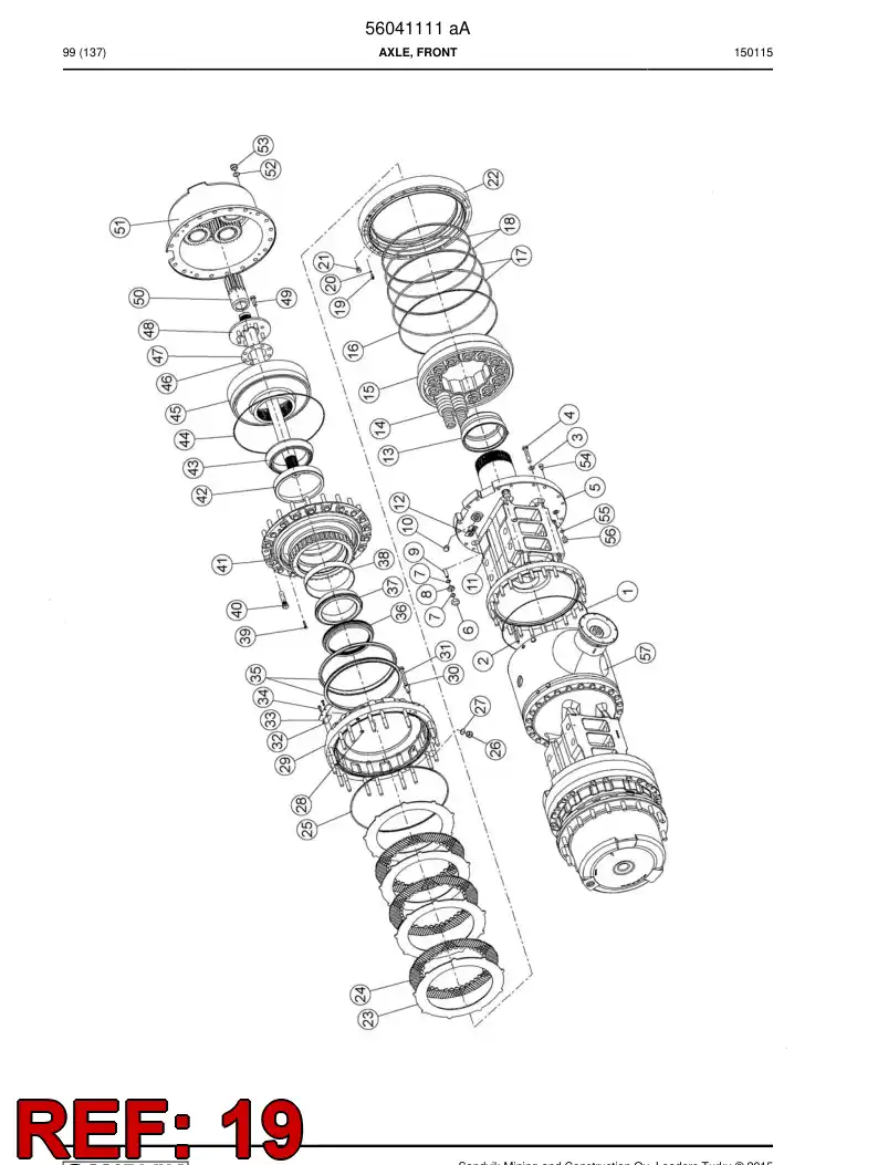 56017398 560 173 98 Bleed Screw - Sandvik Technical Drawing