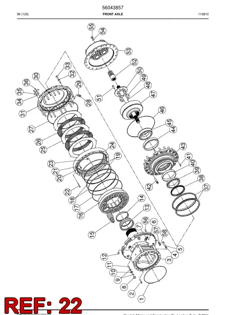 56017400 560 174 00 Screw - Sandvik Technical Drawing