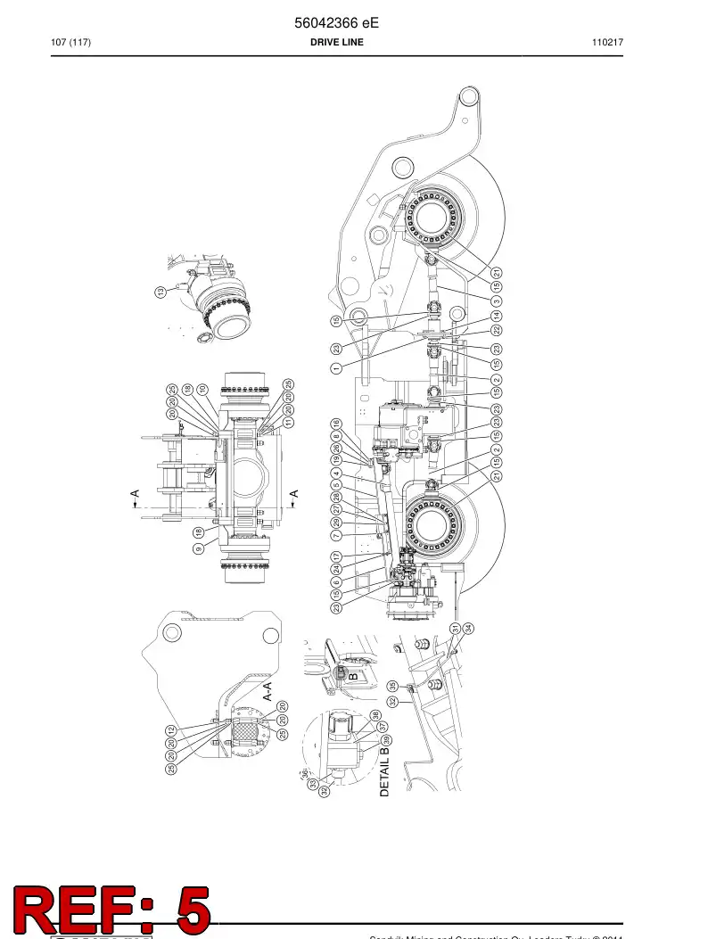 56017684 560 176 84 Guard - Sandvik Technical Drawing