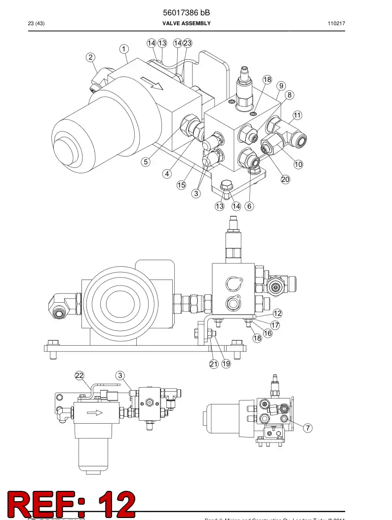 56017752 560 177 52 Flat bar - Sandvik Technical Drawing